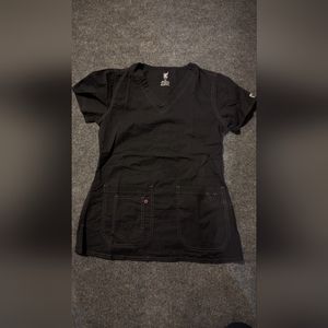 MC² scrub top XS black